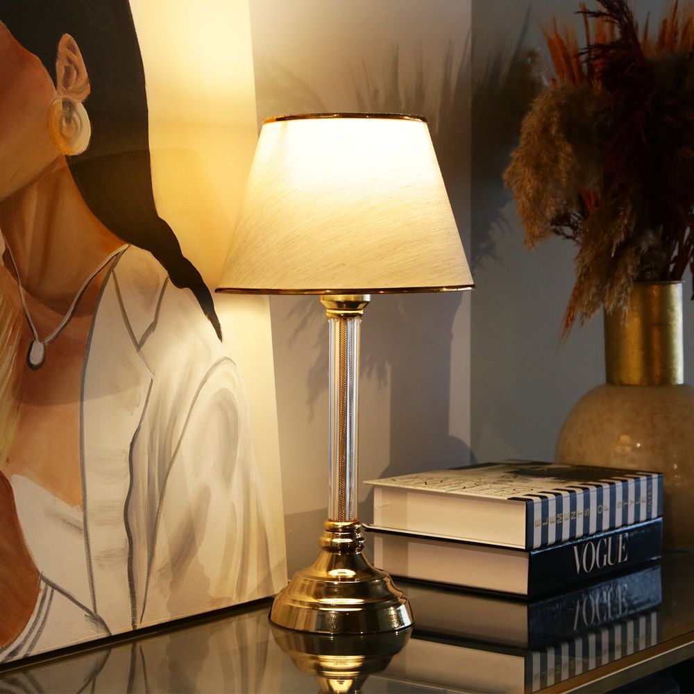 Stolna Lampa AYD-2980 Beige Gold slika 1