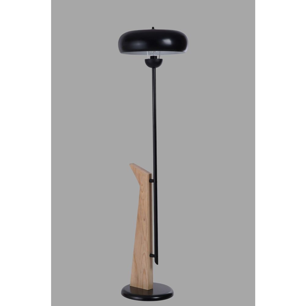 Opviq Podna lampa 630, crna, hrast slika 3