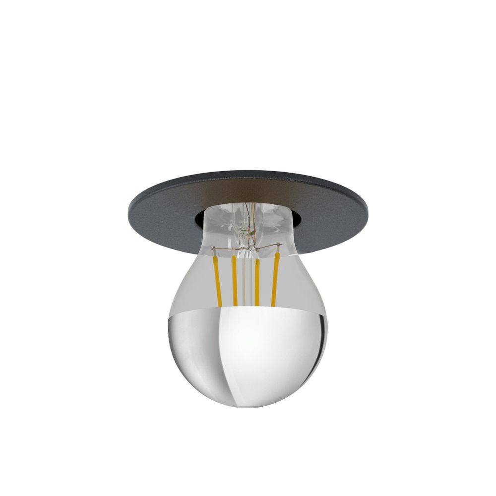 Eglo ugradbena rasvjeta saluzzo e27 1x40w crno v:3mm o90mm slika 1