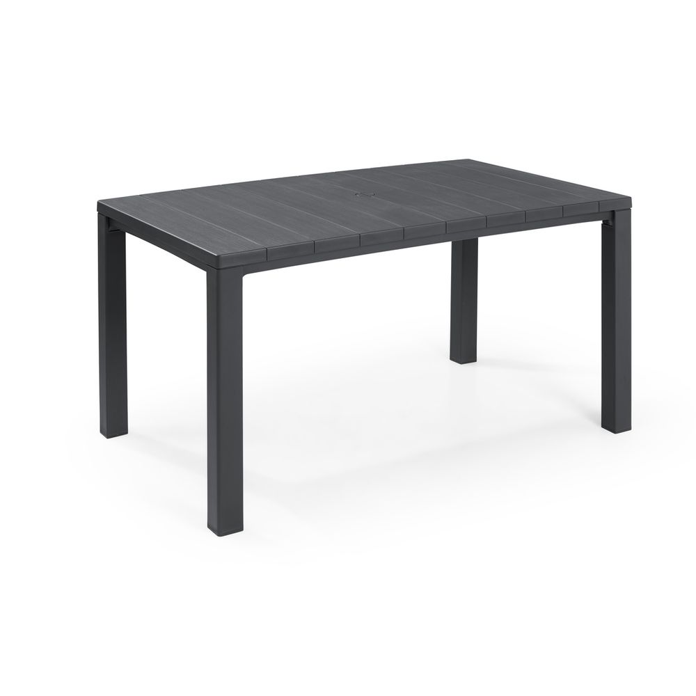 Keter vrtni sto JULIE, sivi, 147 x 90 x 74 cm slika 1