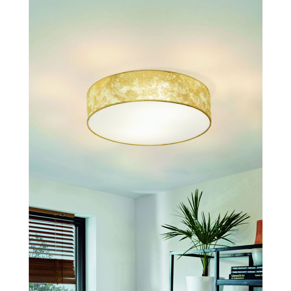 Eglo Viserbella Stropna Lampa - E27, Promjer 380 mm, Šampanj/Zlatna slika 2