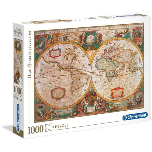 Clementoni Puzzle 1000 Hqc Old Map slika 1