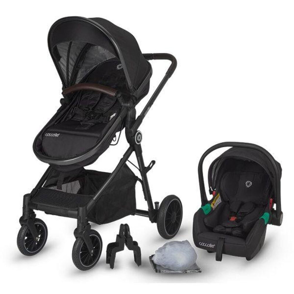 Coccolle® Kolica 3U1 Ago, Diamond Black slika 1