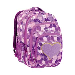 Explore ruksak 2u1 purple heart