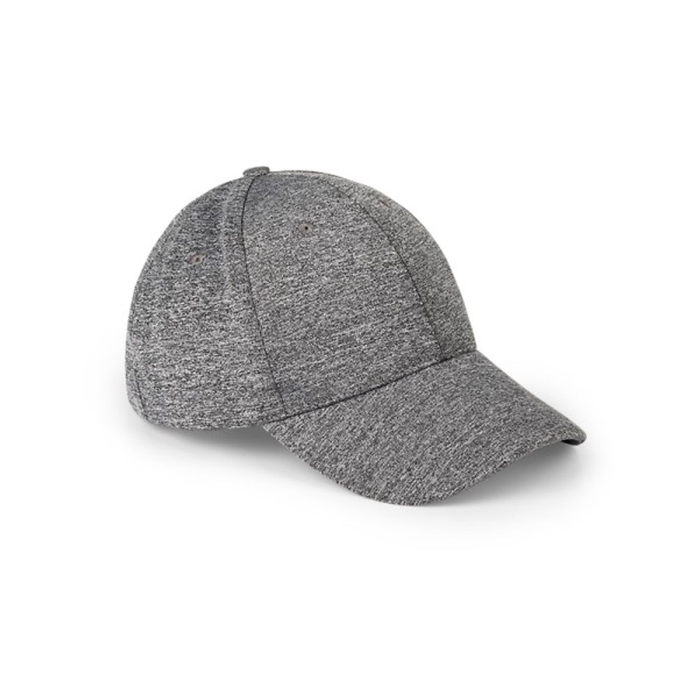 GREY,kačket 6 panela,poliester,pepeljasto sivi slika 1