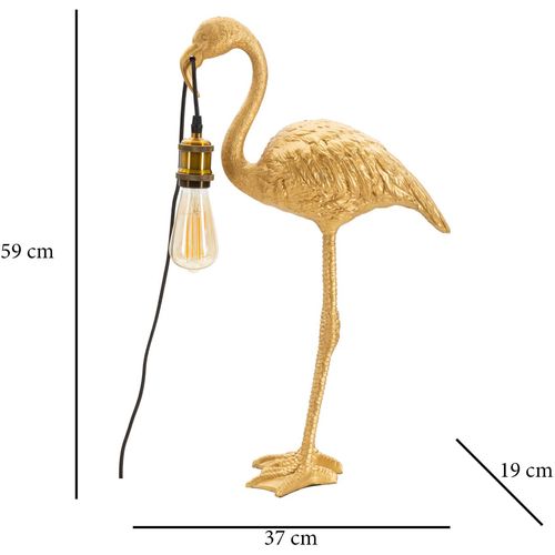 Mauro Ferretti Stolna svjetiljka flamingo cm 37x19x59 slika 9