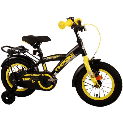 Volare dječji bicikl Thombike 12" crno-žuti slika 15