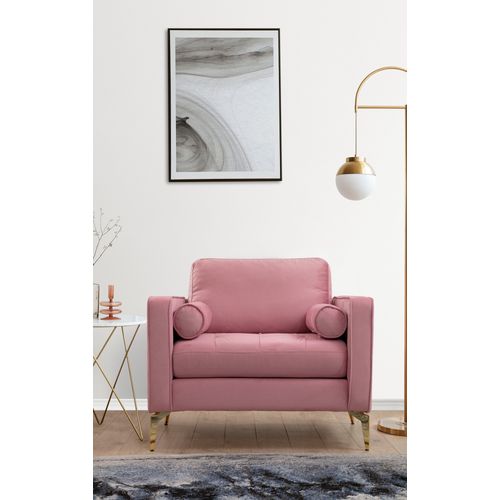 Atelier Del Sofa Fotelja, Prljavo roza, Rome - Rose slika 1