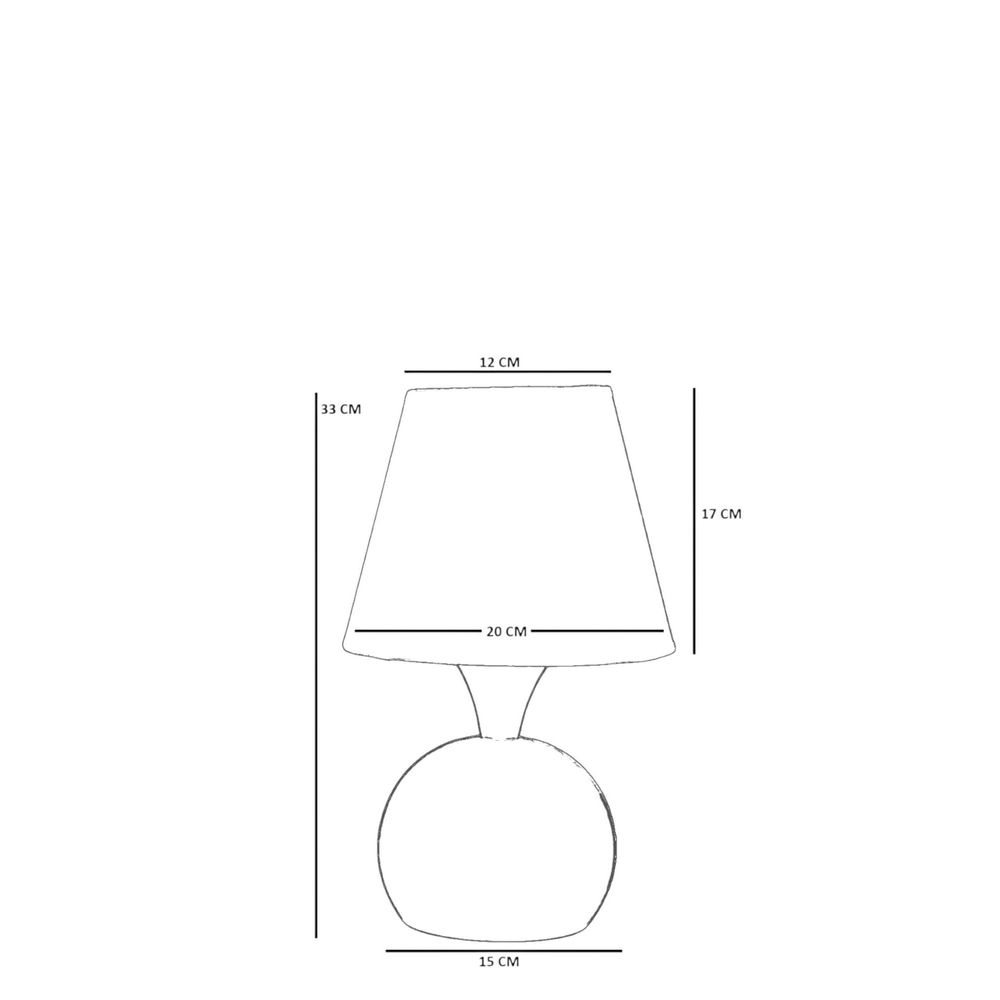 Opviq Stolna lampa 085, crna slika 5