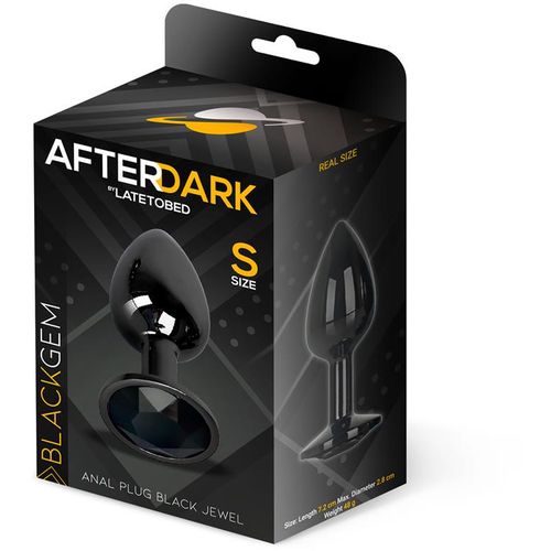 Afterdark Aluminium Blackgem Butt Plug S/M/L slika 5