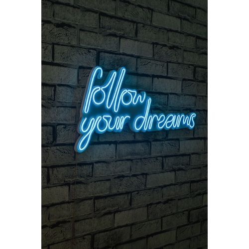 Wallity Zidna dekoracije svijetleća EAT, Follow Your Dreams - Blue slika 10