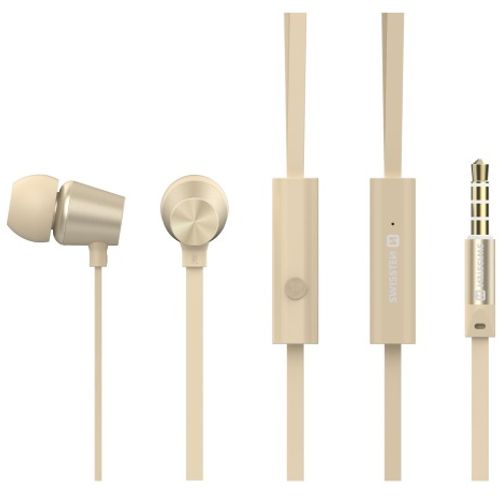 SWISSTEN slušalice + mikrofon, In-ear, metalne, zlatne DYNAMIC YS500 slika 3