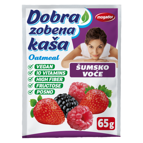 Dobra zobena kaša 65g šumsko voće          slika 1