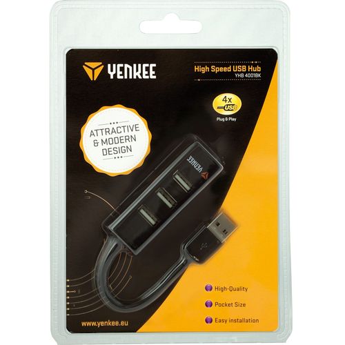 Yenkee USB priključak YHB 4001BK slika 6