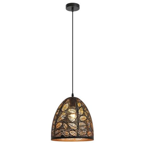 Rabalux Manorca pendantik lampE27 1x40W,crna/zlatna Industrijska rasveta slika 1