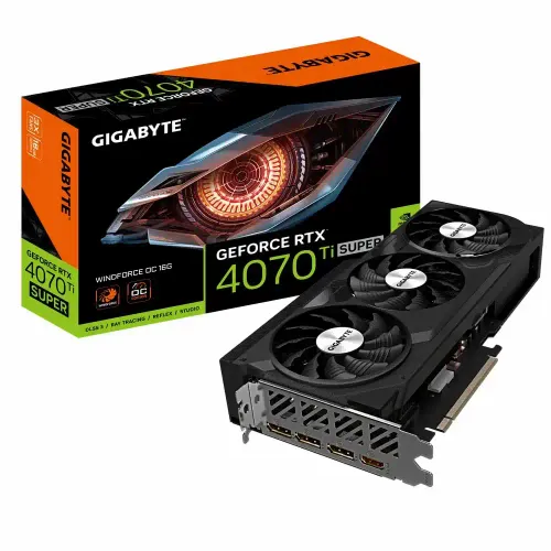 Grafička karta Gigabyte GeForce RTX 4070 Ti Super GV-N407TSWF3OC-16GD 16GB 192 bit 3xDP/HDMI slika 1