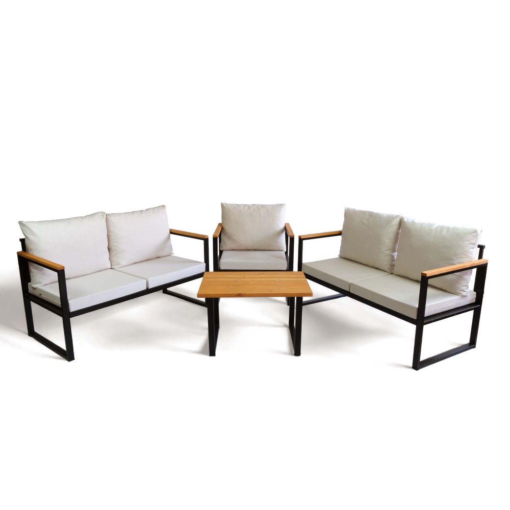 Lounge set CPT5554-130 u bež boji za vrt slika 2