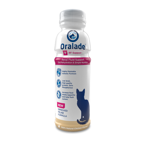 Oralade RF support, tekućina za rehidraciju za mačke, 375 ml slika 1