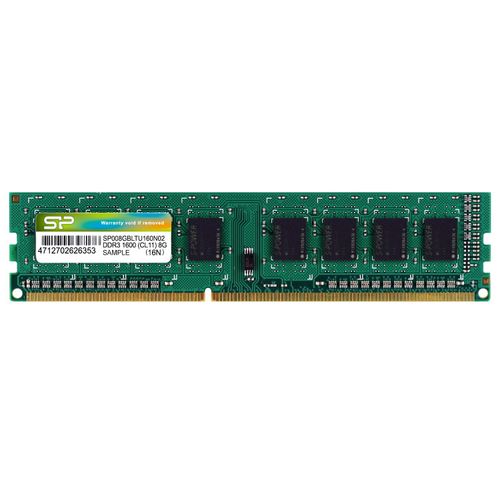 Silicon Power SP008GBLTU160N02 DDR3 8 GB, 1600MHz, UDIMM, CL11 1.5V, 512Mx8 slika 1