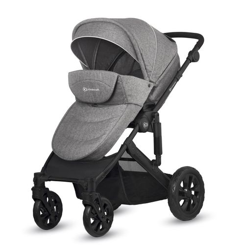 Kinderkraft kolica Prime Lite 2u1, siva slika 12