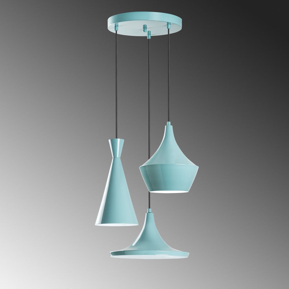 Luster Tom - 3556 - Tirkizni Luster sa Tri Nivoa slika 6