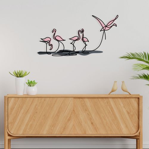 Wallity Metalna zidna dekoracija Flamingo S slika 4