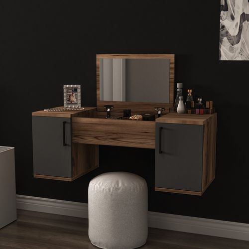 Mercan - Light Walnut, Anthracite Light Walnut
Anthracite Make-Up Table slika 2