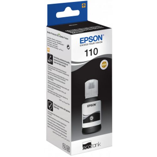 Epson C13T03P14A 110 EcoTank Pigment black ink bottle slika 1