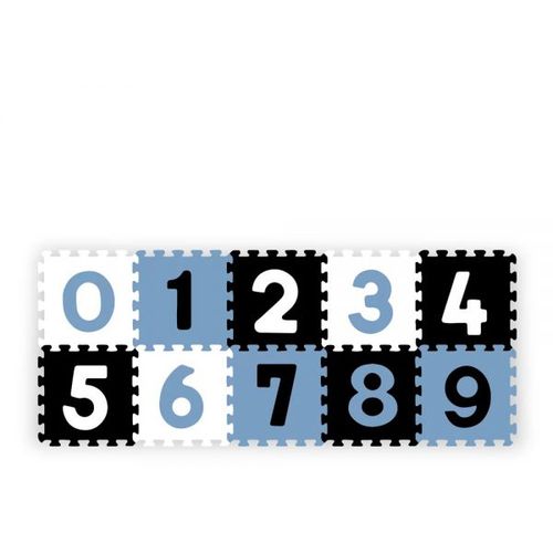 BabyOno puzzle od pjene, 10 komada, BROJEVI plavi slika 1