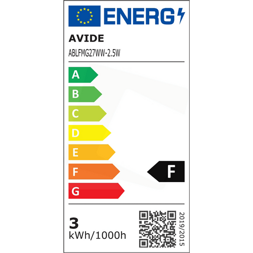 Avide Sijalica, LED 2.5W, E27, 2700K, 360°, 230V AC - Mini Globe 2.5W E27 slika 5