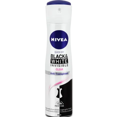 Nivea dezodorans u spreju Black&White Invisible clear 150ml slika 1