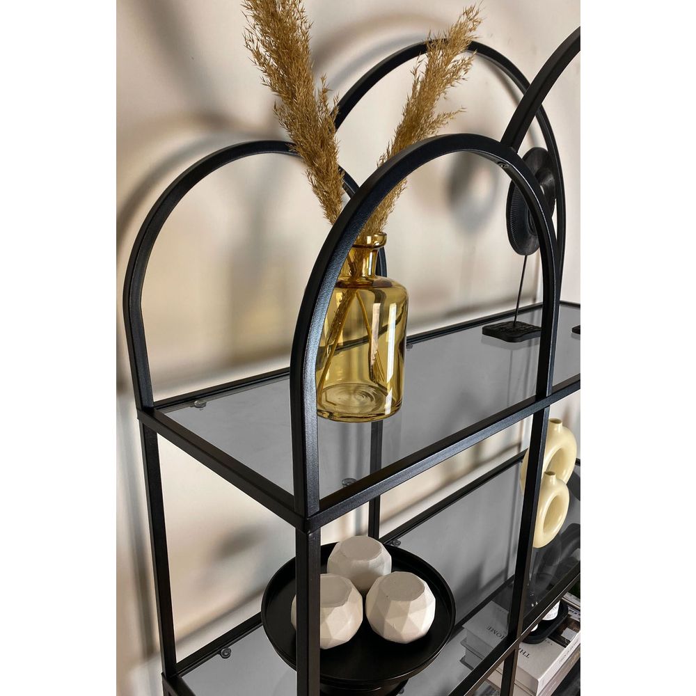 Fume Bookshelf - Crni i Dimni Crni slika 3
