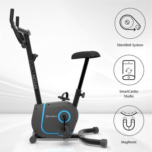 KLARFIT Myon Cycle sobni bicikl, Crna slika 10