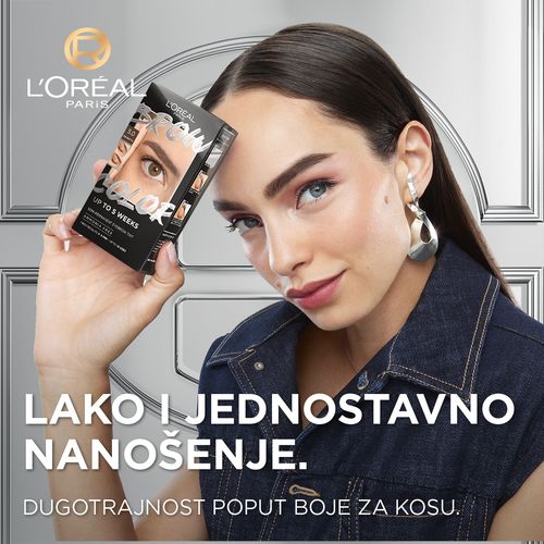 L'Oreal Paris Brow Color polutrajna boja za obrve 6.0 Light Brunette​ slika 6