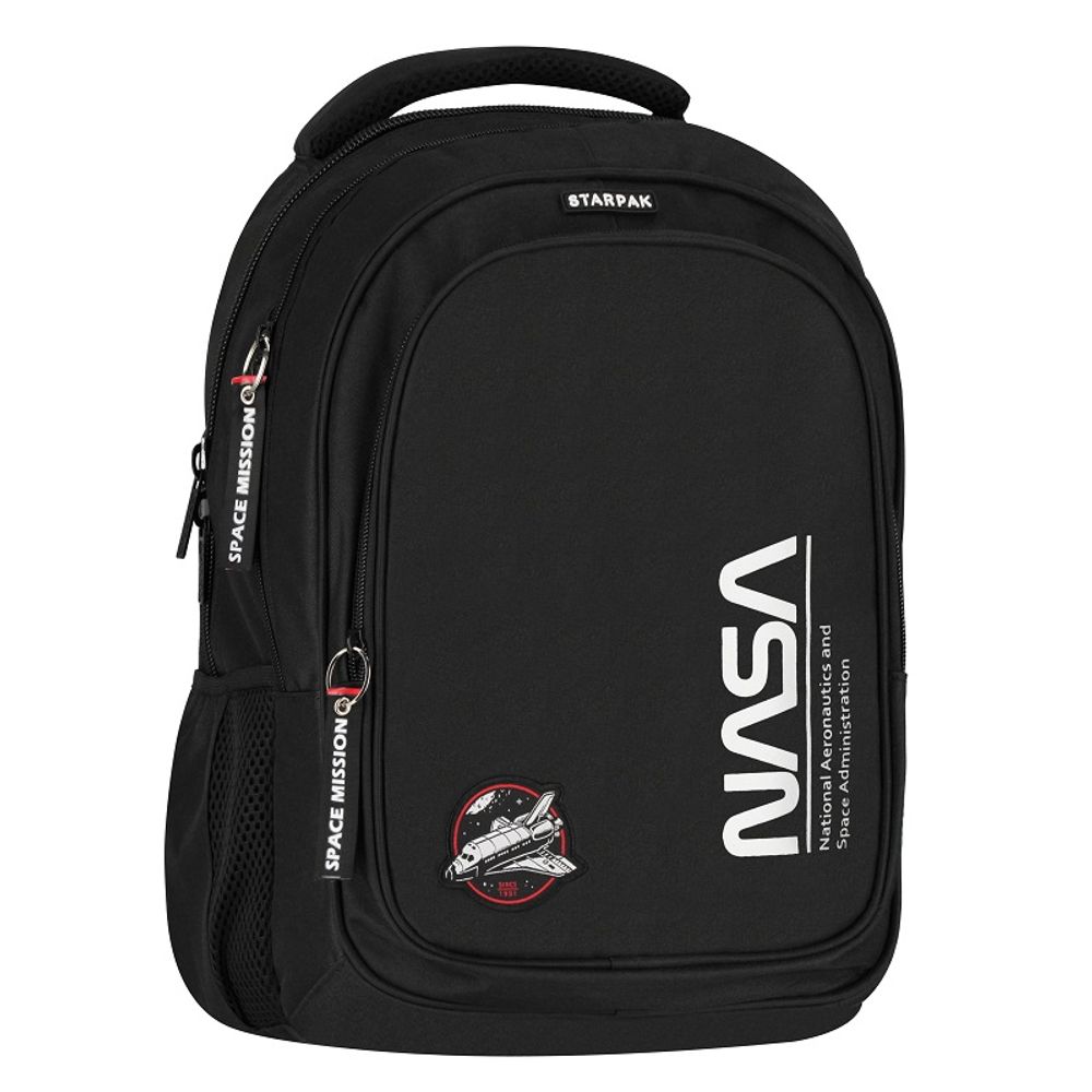 STARPAK 527176 Ruksak NASA, Crni slika 1