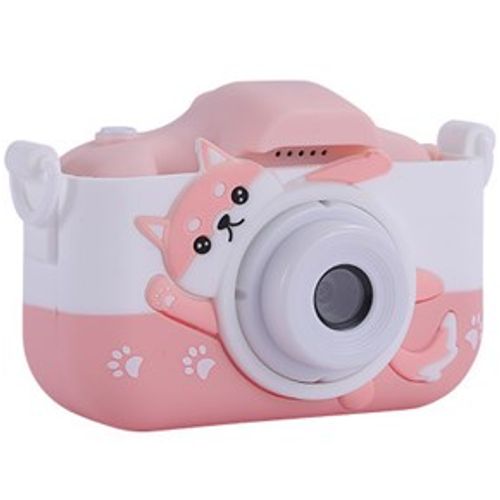 Dječji fotoaparat KAZOO X2HD, prednja i stražnja kamera, interna memorija + micro SD utor, rozi slika 1
