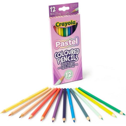 Crayola Drvene Bojice Pastel12 Kom slika 2