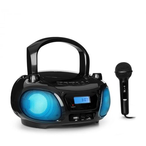 Auna Roadie Sing CD Boombox, Crna slika 1