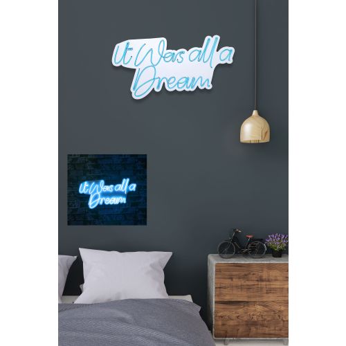 Wallity Ukrasna plastična LED rasvjeta, It was all a Dream - Blue slika 3