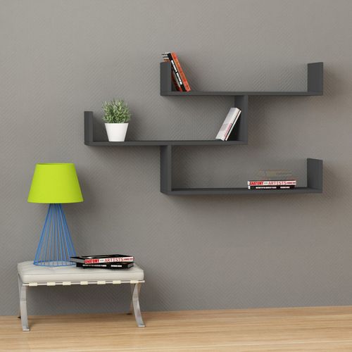 Tibet - Anthracite Anthracite Wall Shelf slika 1