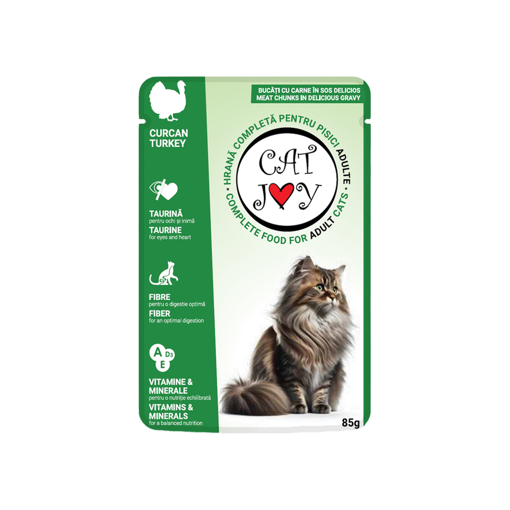 Cat Joy hrana za mačke u umaku Puretina 85g  slika 1