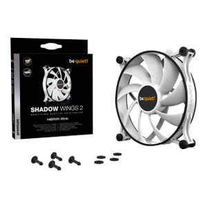 Ventilator BE QUIET Shadow Wings 2 WHITE 140mm PWM BL091