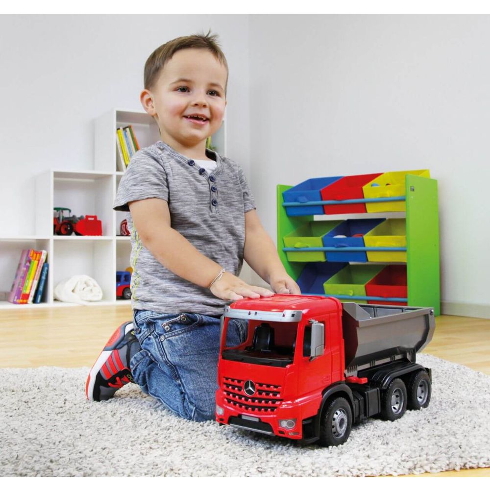 Lena Worxx Kamion kiper Mercedes Benz Arocs 46x19x22cm slika 11