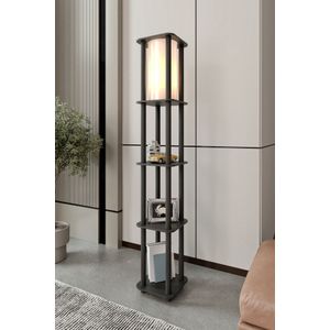 Podna Lampa Estantes Square - Crna