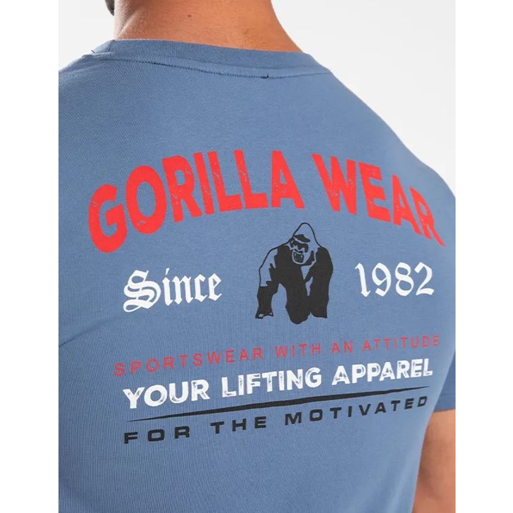 Gorilla Wear WARREN Majica, Plava slika 4
