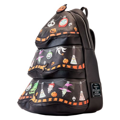 Loungefly Disney Noćna mora prije Božića Ruksak s lampicama koje svijetle 33 cm slika 2