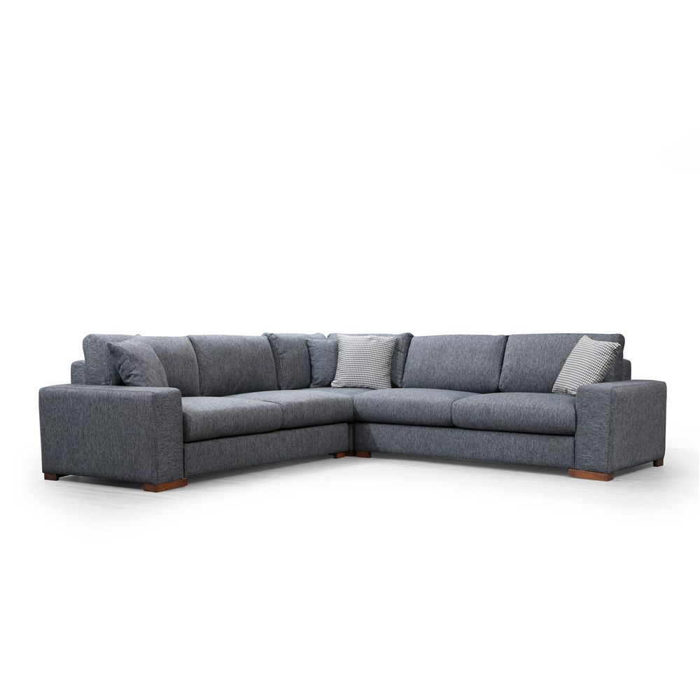 Ugaona garnitura Loop 7 u antracit boji slika 8