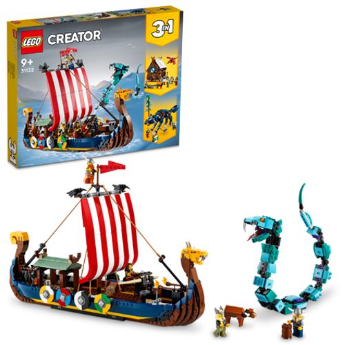 LEGO® CREATOR 31132 Vikinški brod i Midgardska zmija slika 1