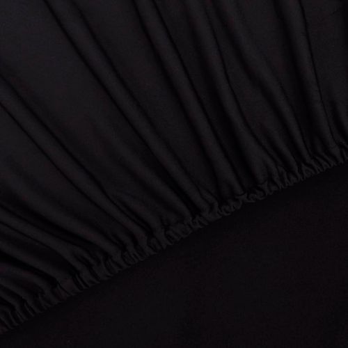 131081 Stretch Couch Slipcover Black Polyester Jersey slika 25