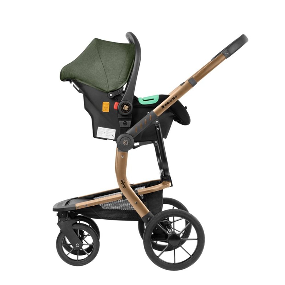 Kikka Boo Kolica za bebe 3U1 Irene, Army Green slika 14